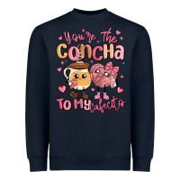 Navy youre the concha to my cafecito mexican pan dulce Heavyweight Sweatshirt - MaliasSmallBusiness