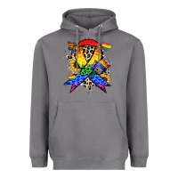 Storm Pride ribbon Heavyweight Hoodie - NancyCooperArtShop