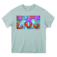 Arona crab and starfish  cup Heavy Core Tee - BarkalooDesign
