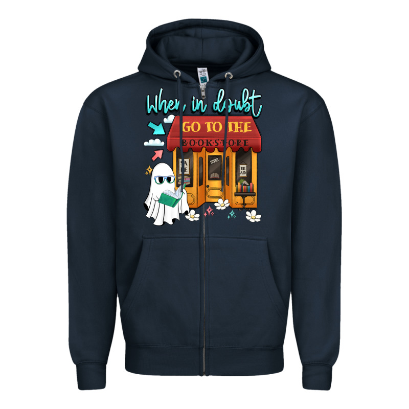 When In Doubt Go To The Bookstore Zipper Hoodie by Artiststas | Teevron