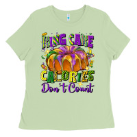 Matcha king cake calories don't count Ladies Tee - FaDigitalArtStudio