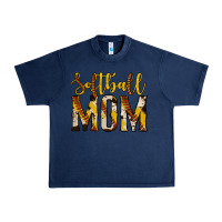 Navy softball mom Urban Heavy Tee - Jasminsmagicworld