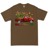 Cacao Merry And Bright Christmas Trees Truck Premium Tee - FaDigitalArtStudio
