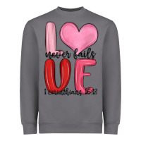 Storm love never fails valentine s day Heavyweight Sweatshirt - MaliasSmallBusiness