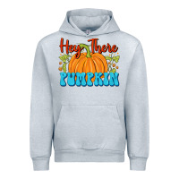 Heather Grey Hey There Pumpkin Urban Hoodie - FaDigitalArtStudio