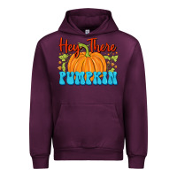 Mauve Wine Hey There Pumpkin Urban Hoodie - FaDigitalArtStudio
