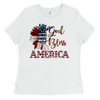 White god bless america Ladies Tee - JahusDesignShop