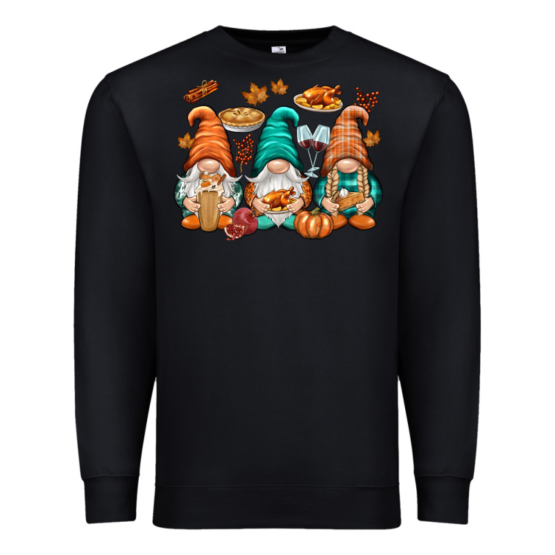 Thanksgiving Gnomes Premium Sweatshirt by NancyCooperArtShop | Teevron