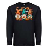 Black Thanksgiving gnomes Premium Sweatshirt - NancyCooperArtShop