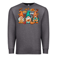 Charcoal Heather Thanksgiving gnomes Premium Sweatshirt - NancyCooperArtShop