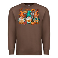 Chestnut Thanksgiving gnomes Premium Sweatshirt - NancyCooperArtShop