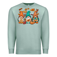 Seafoam Thanksgiving gnomes Premium Sweatshirt - NancyCooperArtShop