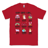 Red christian easter Classic Tee - MaliasSmallBusiness