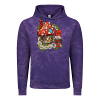 Cloud Purple welcome gnome ladybug Vintage Hoodie - BarkalooDesign