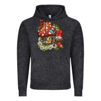 Vintage Black welcome gnome ladybug Vintage Hoodie - BarkalooDesign