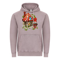Vintage Zinc welcome gnome ladybug Vintage Hoodie - BarkalooDesign