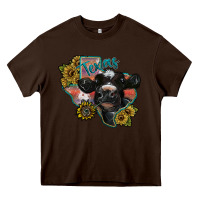 Chocolate Brown texas Heavy Core Tee - SublimationCraftShop
