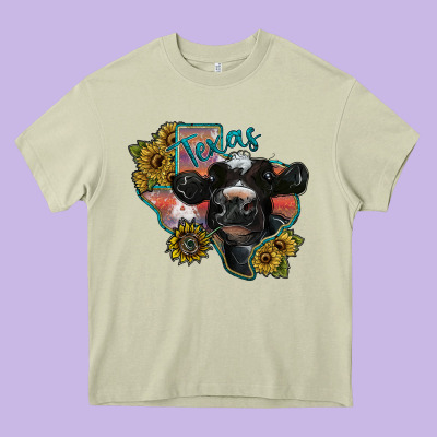 Texas Heavy Core Tee Designed By Sublimationcraftshop