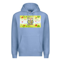 Colony Blue let's just avocudde Premium Hoodie - TumblerDesignByShophia