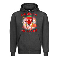 Charcoal Heather hang on,let me girl math this Zipper Hoodie - Artiststas