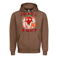 Chestnut hang on,let me girl math this Zipper Hoodie - Artiststas