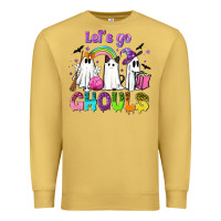 Antique Gold Let's go ghouls Premium Sweatshirt - NancyCooperArtShop