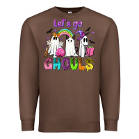 Chestnut Let's go ghouls Premium Sweatshirt - NancyCooperArtShop