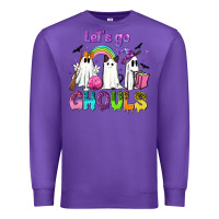 Purple Let's go ghouls Premium Sweatshirt - NancyCooperArtShop
