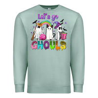Seafoam Let's go ghouls Premium Sweatshirt - NancyCooperArtShop