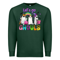 Sports Green Let's go ghouls Premium Sweatshirt - NancyCooperArtShop