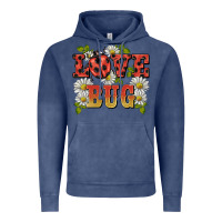 Vintage Denim ladybug love bug Vintage Hoodie - BarkalooDesign