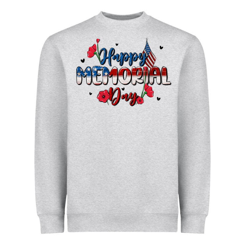 Happy Memorial Day Heavyweight Sweatshirt by MaliasSmallBusiness | Teevron