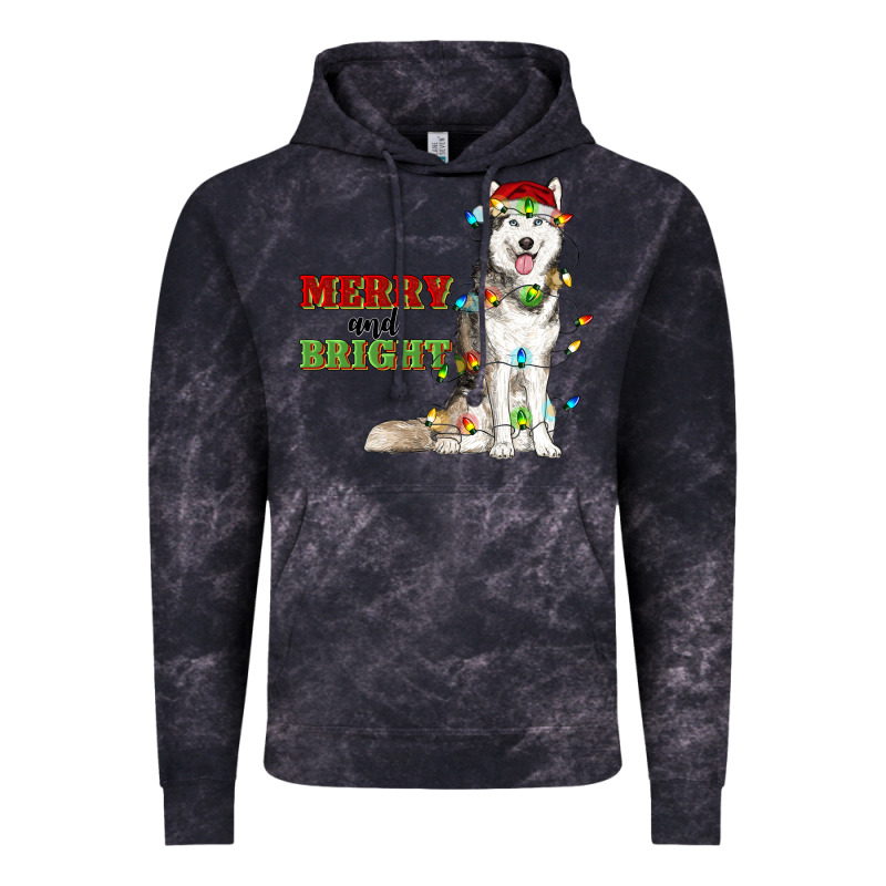 Merry And Bright Husky Vintage Hoodie by RanaPortraitStore | Teevron