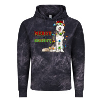 Cloud Black Merry And Bright Husky Vintage Hoodie - RanaPortraitStore