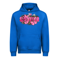 Cobalt I' m survivor Breast Cancer Urban Hoodie - FaDigitalArtStudio