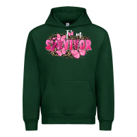 Forest Green I' m survivor Breast Cancer Urban Hoodie - FaDigitalArtStudio