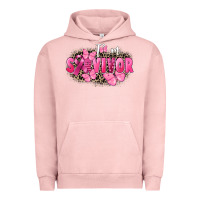 Pigment Salmon I' m survivor Breast Cancer Urban Hoodie - FaDigitalArtStudio