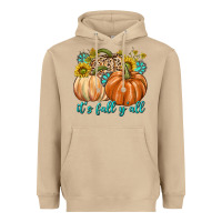 Mushroom It's Fall Y'all Heavyweight Hoodie - texasbilliewilder