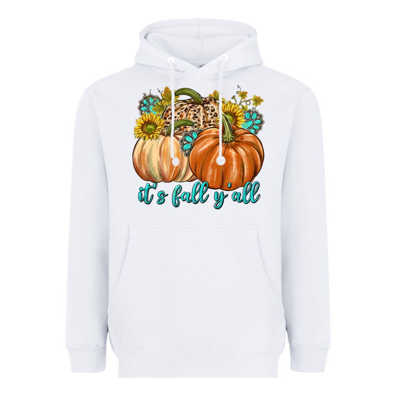 It's Fall Y'all Heavyweight Hoodie by texasbilliewilder | Teevron