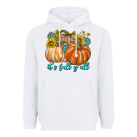 White It's Fall Y'all Heavyweight Hoodie - texasbilliewilder