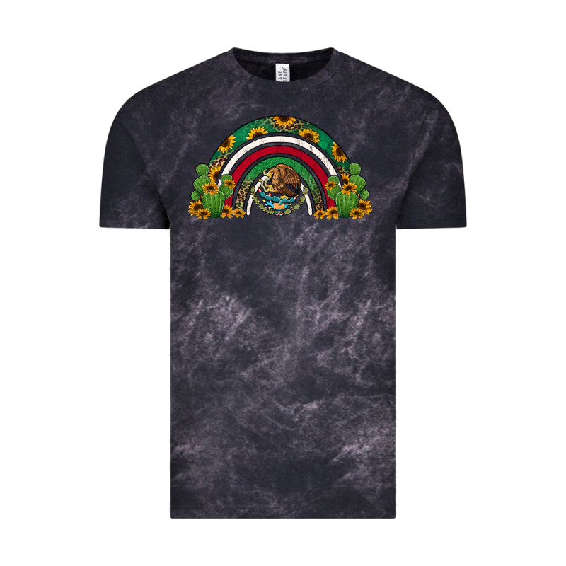 Mexican Flag Cactus And Sunflowers Rainbow Vintage Tee by Jasminsmagicworld | Teevron