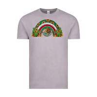 Vintage Zinc mexican flag cactus and sunflowers rainbow Vintage Tee - Jasminsmagicworld