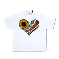 White western sunflower cowhide  heart Urban Heavy Tee - Jasminsmagicworld