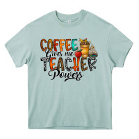 Arona coffee gives me teacher Heavy Core Tee - CowhideDigitalArt
