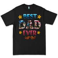 Black best dad ever Premium Tee - HRA Design Shop