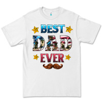 White best dad ever Premium Tee - HRA Design Shop