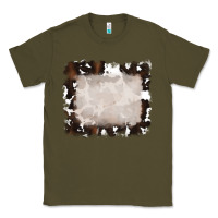 Army Green cowhide frames background Classic Tee - RanaPortraitStore