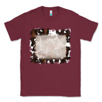 Burgundy cowhide frames background Classic Tee - RanaPortraitStore