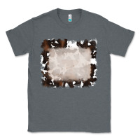 Charcoal Heather cowhide frames background Classic Tee - RanaPortraitStore