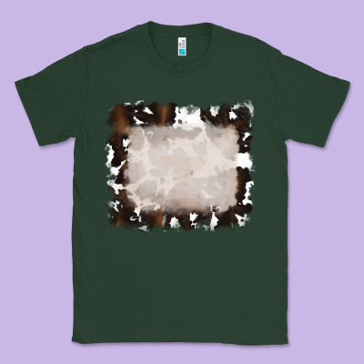 Cowhide Frames Background Classic Tee Designed By Ranaportraitstore